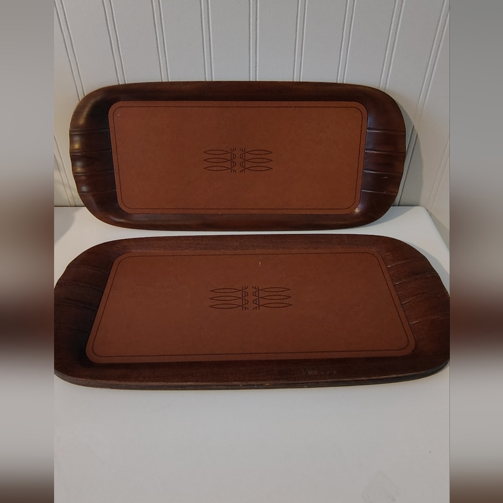 Vintage 1930's / 40's Toastmaster Wooden Lap Trays